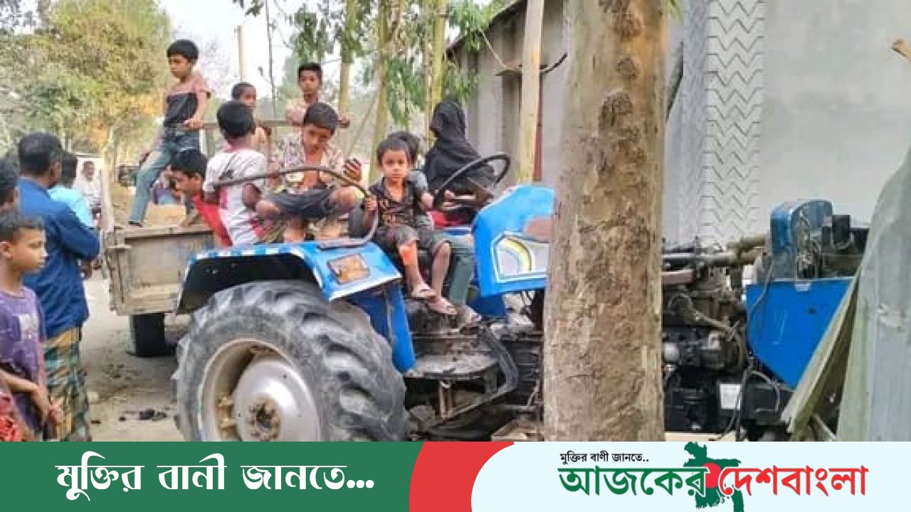 গাইবান্ধায় ট্রাক্টর (কাকড়া) চাপায় এক গৃহবধূ নিহত আহত ৩