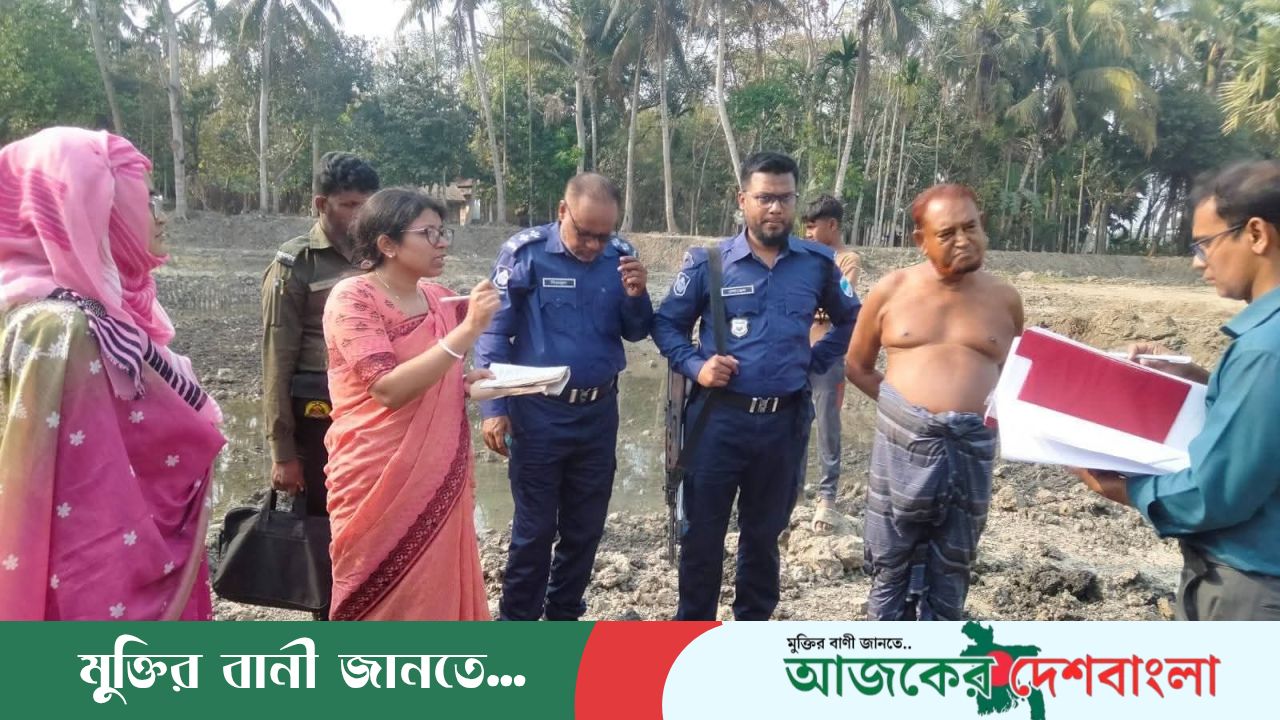 বাঘারপাড়ায় অবৈধ মাটি কাটা রোধে কঠোর অভিযান: জেল-জরিমানা