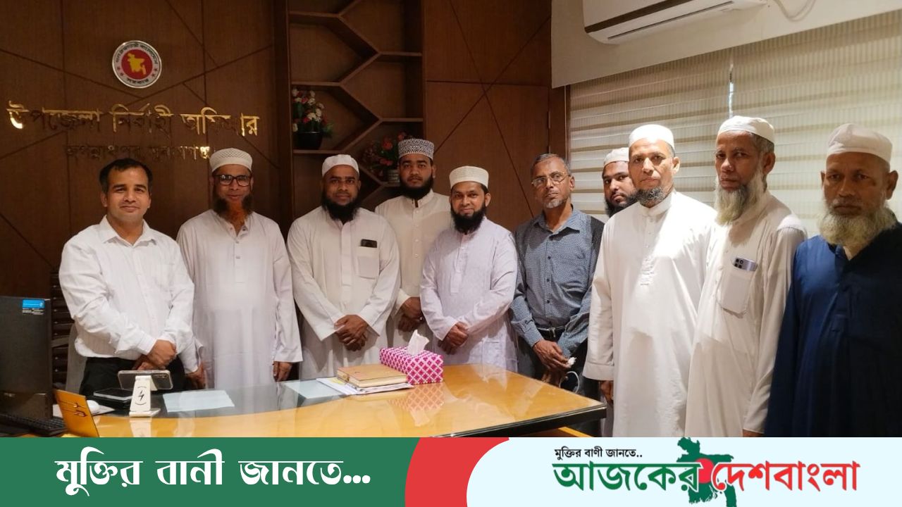 জগন্নাথপুরে নবাগত ইউএনও এর সাথে উপজেলা ইমাম সমিতির নেতৃবৃন্দের সাক্ষাৎ