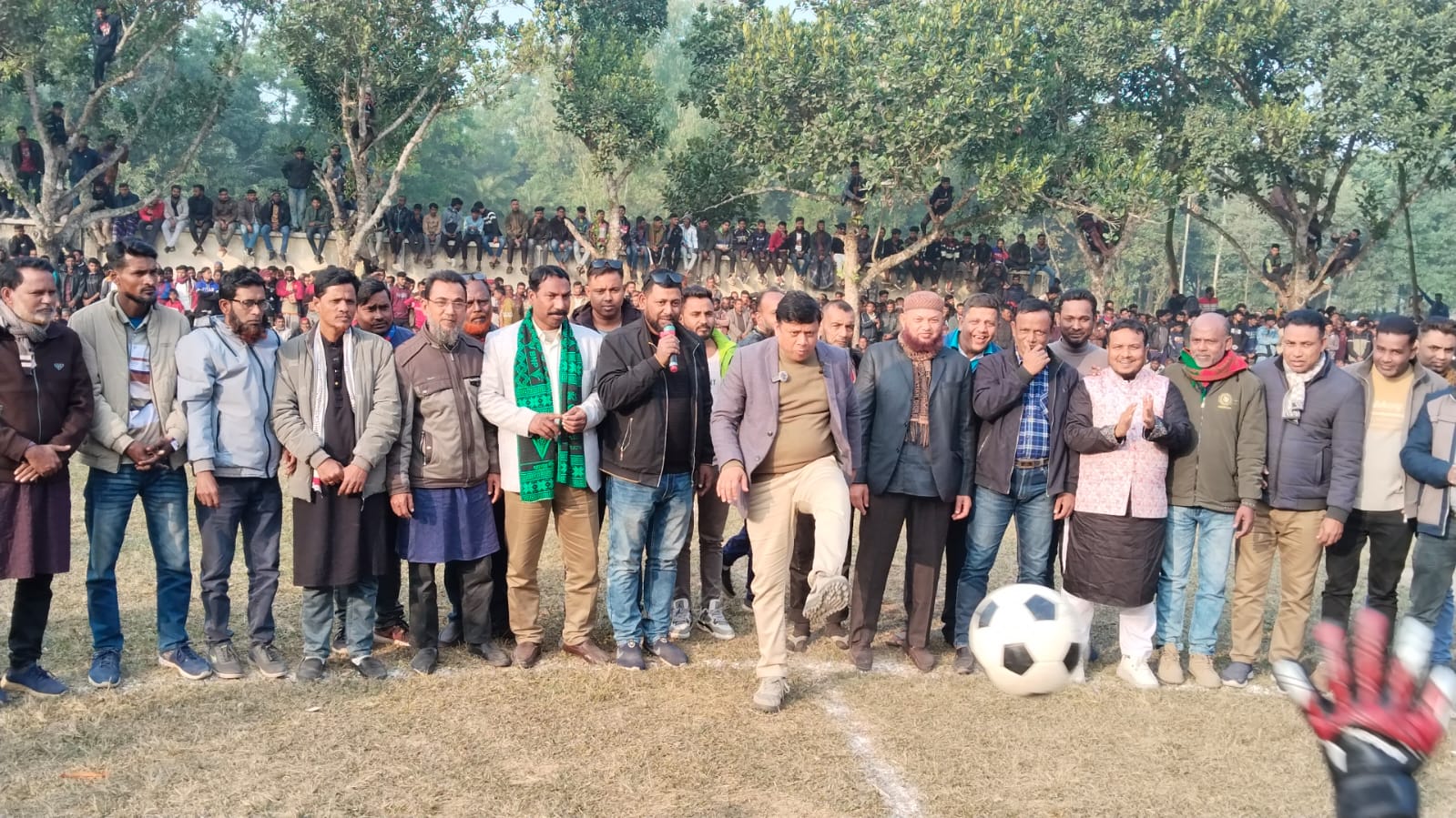 শাজাহানপুরে শহীদ জিয়া ফুটবল টুর্নামেন্টের সেমিফাইনাল অনুষ্ঠিত